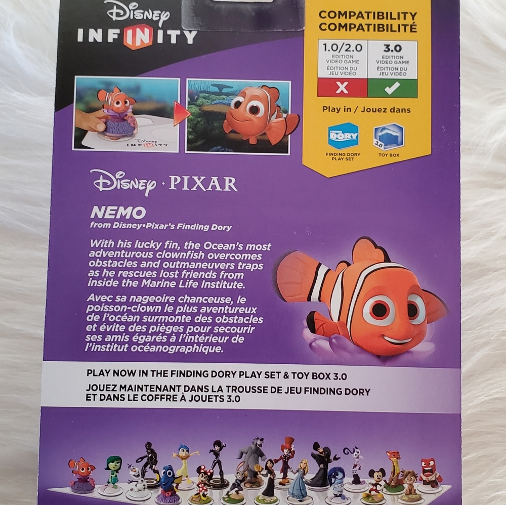 2Pcs- Disney Finding Nemo Dory Plush and Disney Infinity Play Character Nemo - Picture 7 of 9